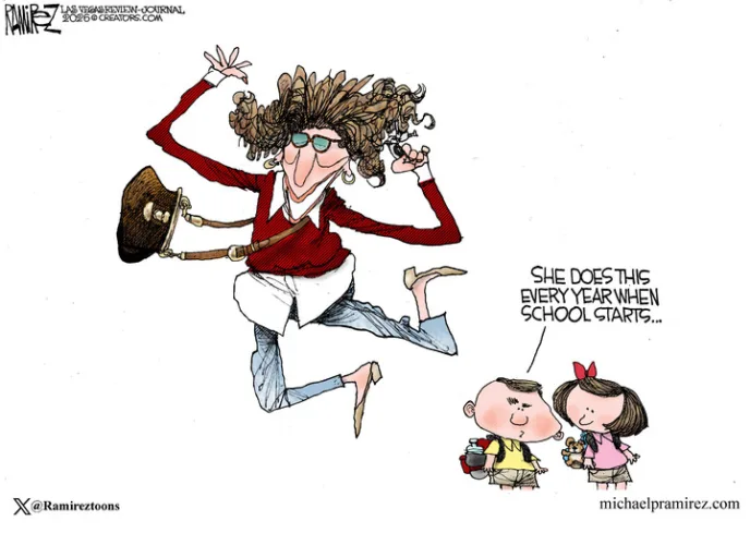Editorial cartoon for Aug. 20, 2026